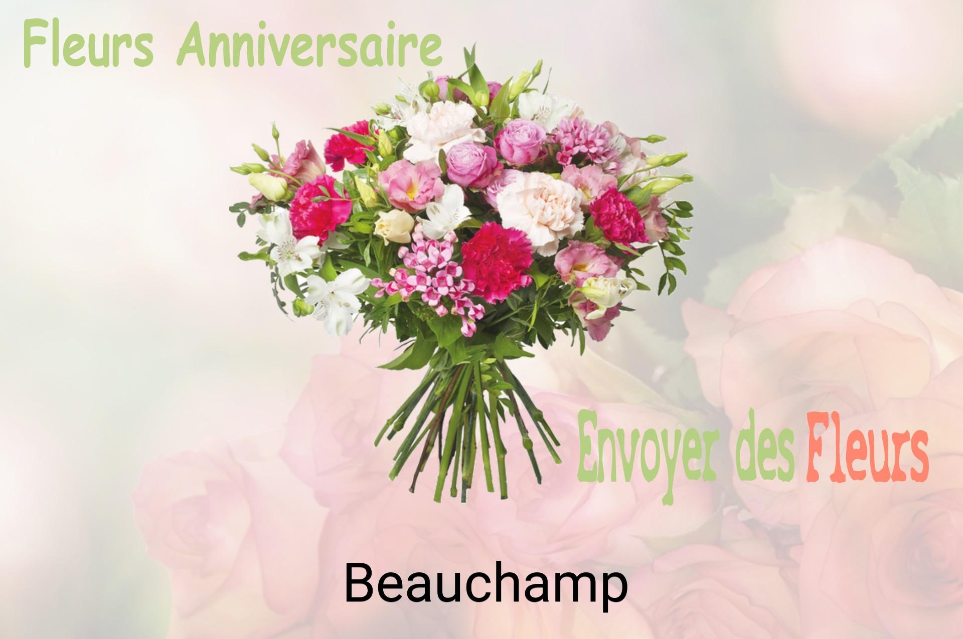 Bouquet de fleurs d’anniversaire livré à Beauchamp